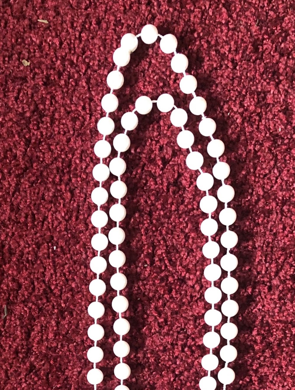 Perlenkette 174cm lang (87cm Durchmesser)