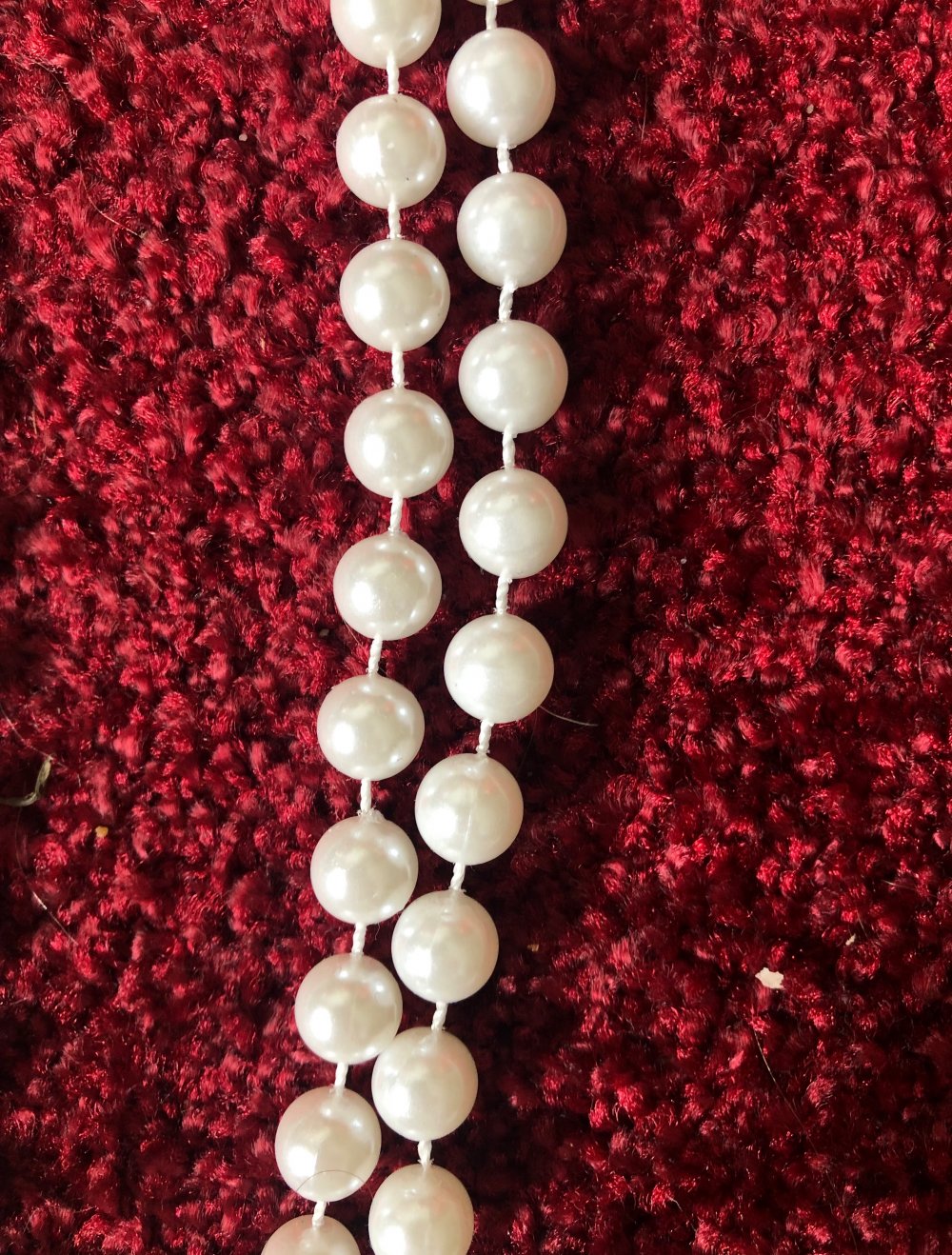 Perlenkette 174cm lang (87cm Durchmesser)