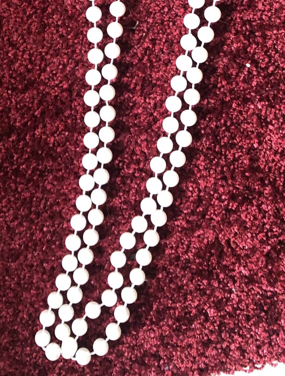 Perlenkette 174cm lang (87cm Durchmesser)