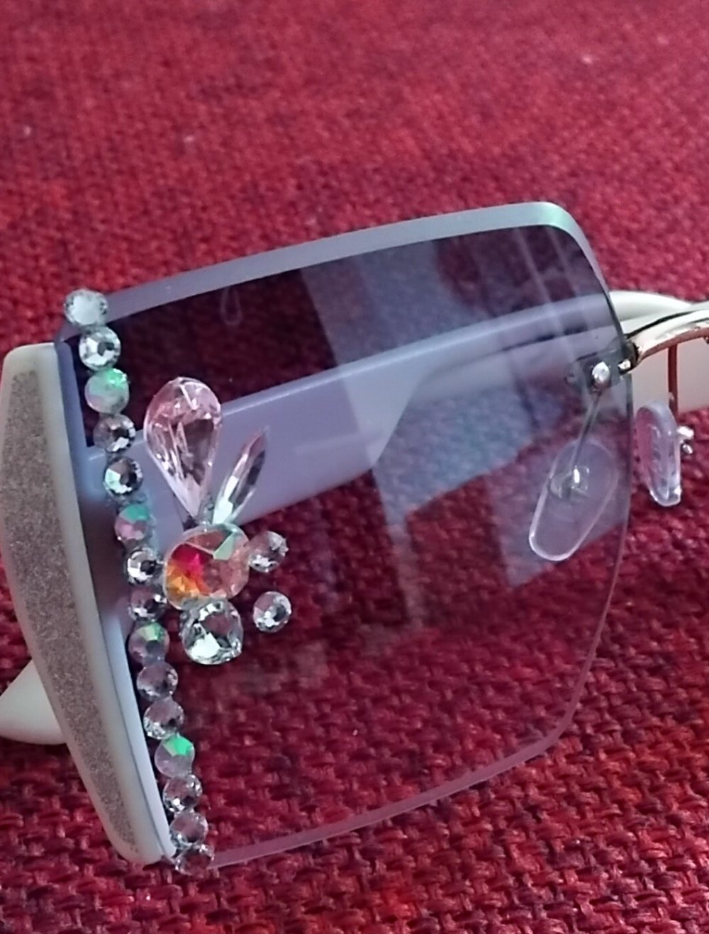 Damen Sonnenbrille  mit strassteine  dekoriert