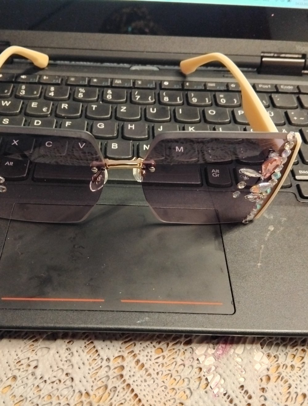 Damen Sonnenbrille  mit strassteine  dekoriert