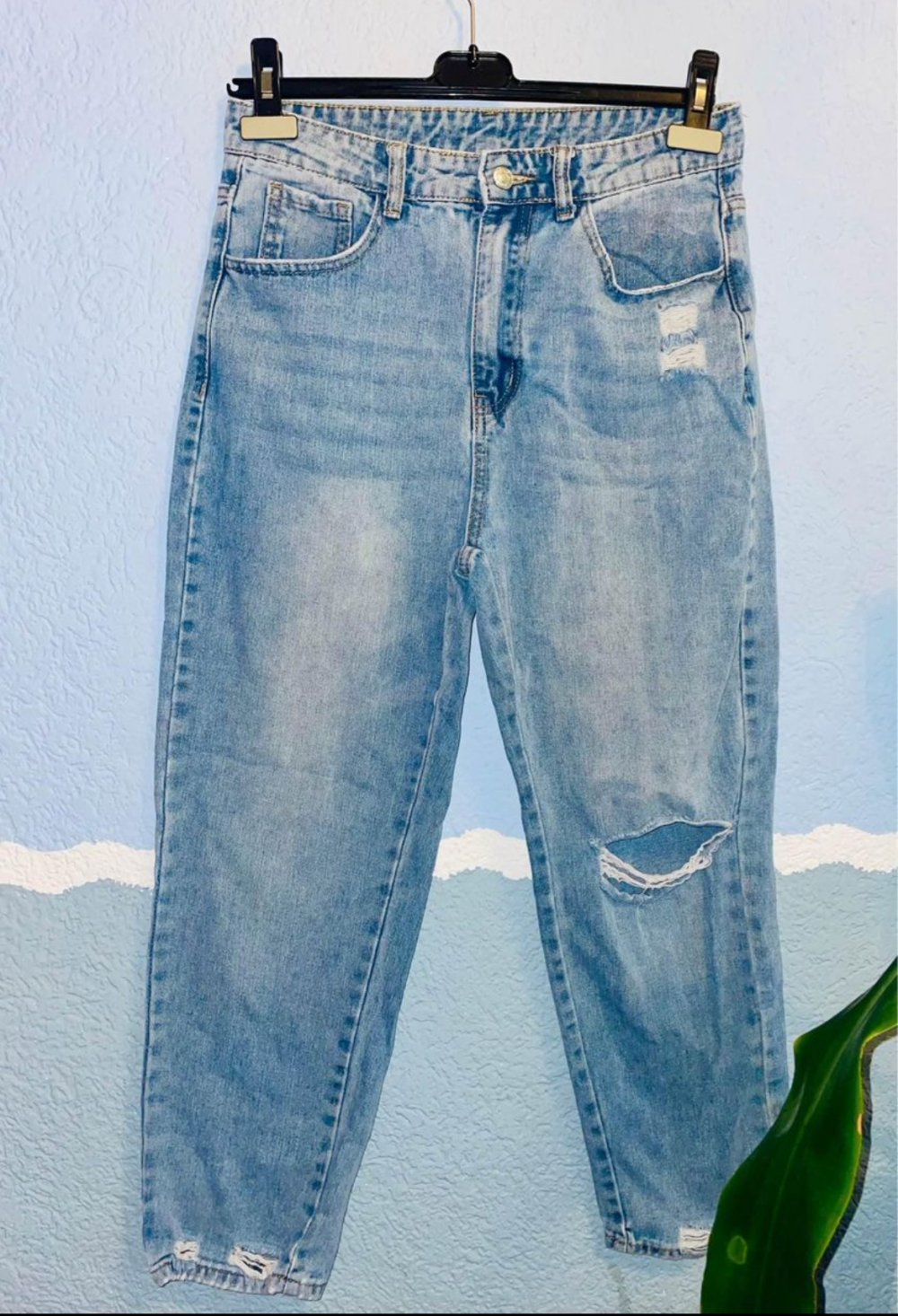Damenjeans destroyes Mom Style gr. 38