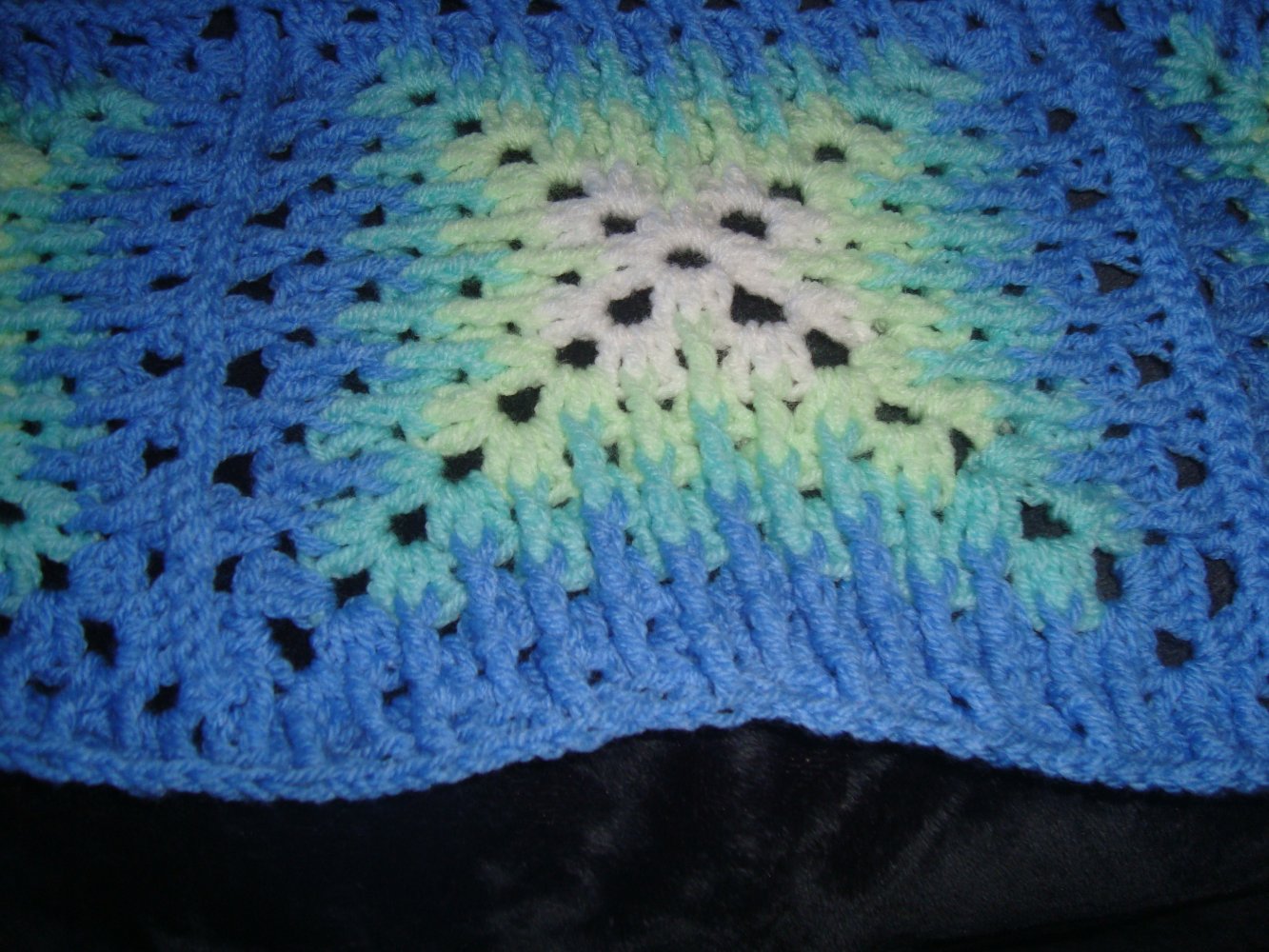 Häkeldecke 3 D Muster