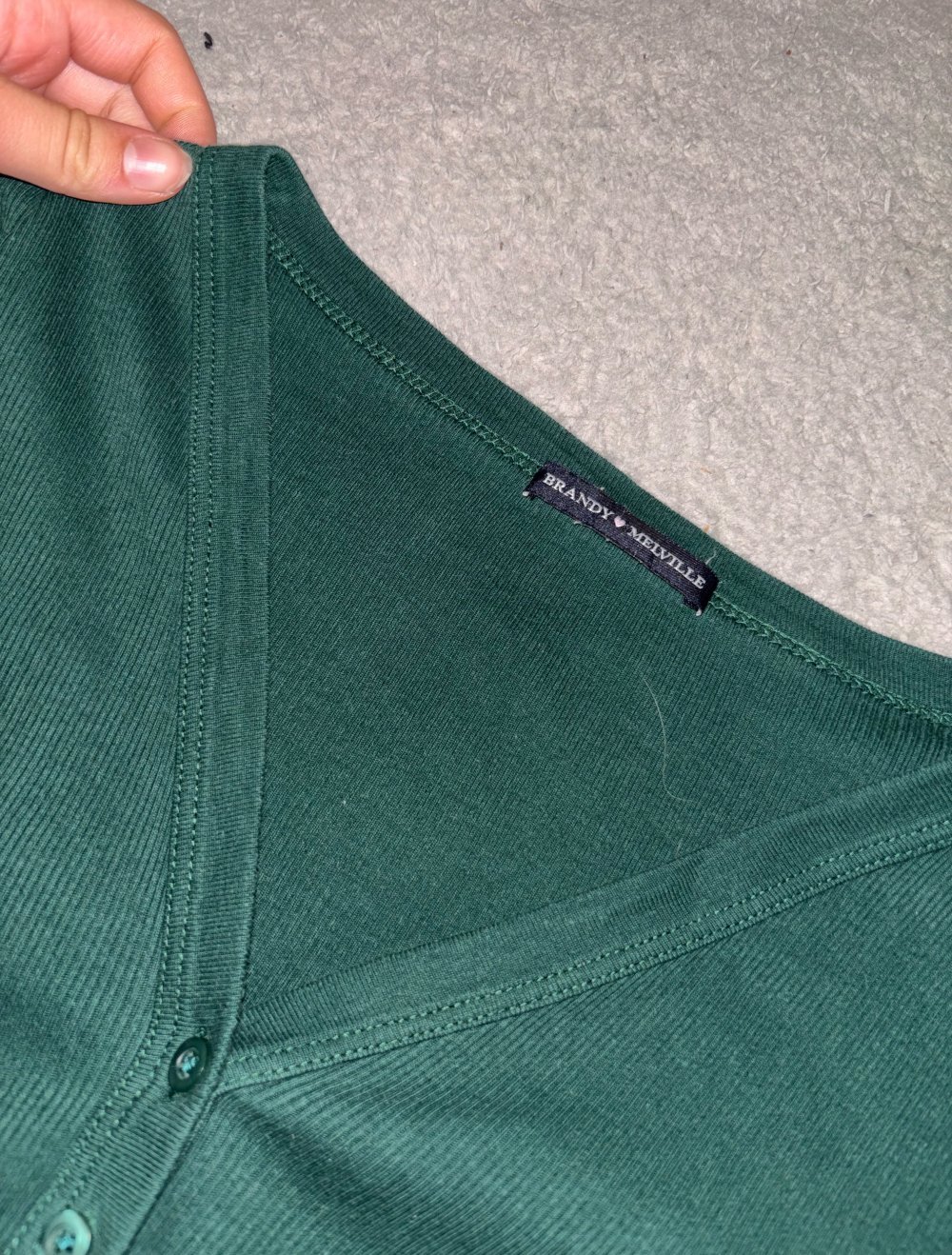 Jacke Cardigan von Brandy Melville M 38 grün