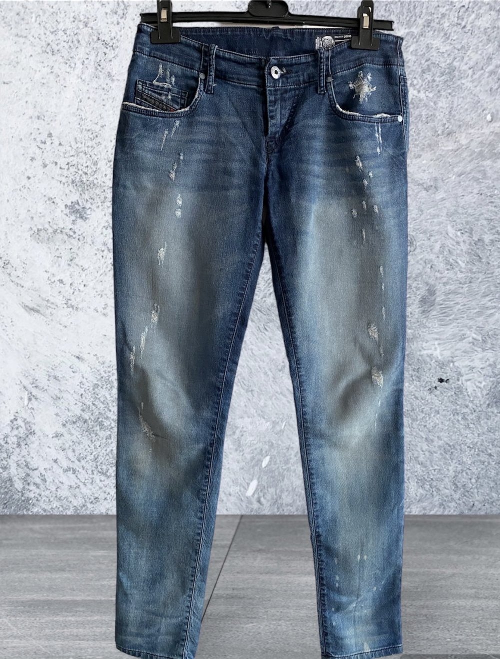 DIESEL Damen Denim Stretch Grupee-S-Ne Jeans Gr. W27 L32