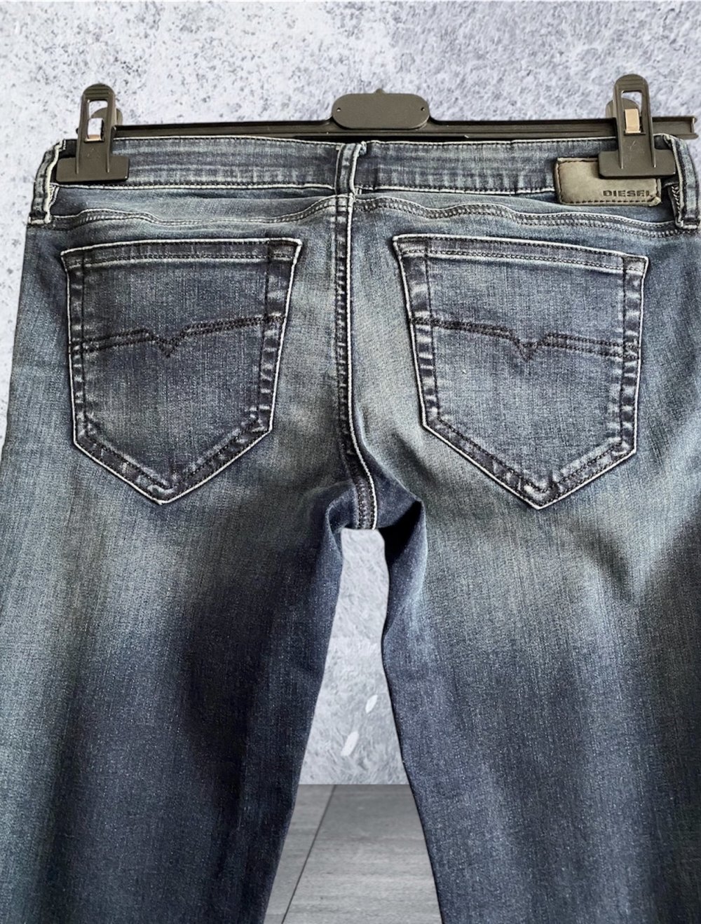 DIESEL Damen Stretch Denim Skinzee-Low Jeans Gr. W27 L32 Neu!