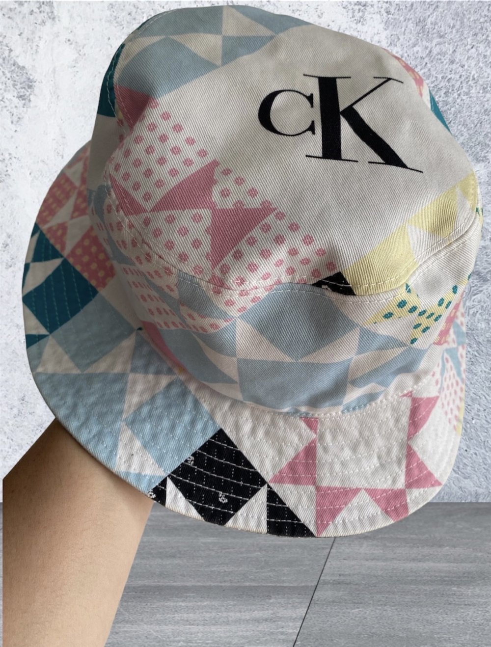 Calvin Klein Jeans Sommer  Bucket Hat Hut Sommer Mütze Gr.54 Unisex Neu!