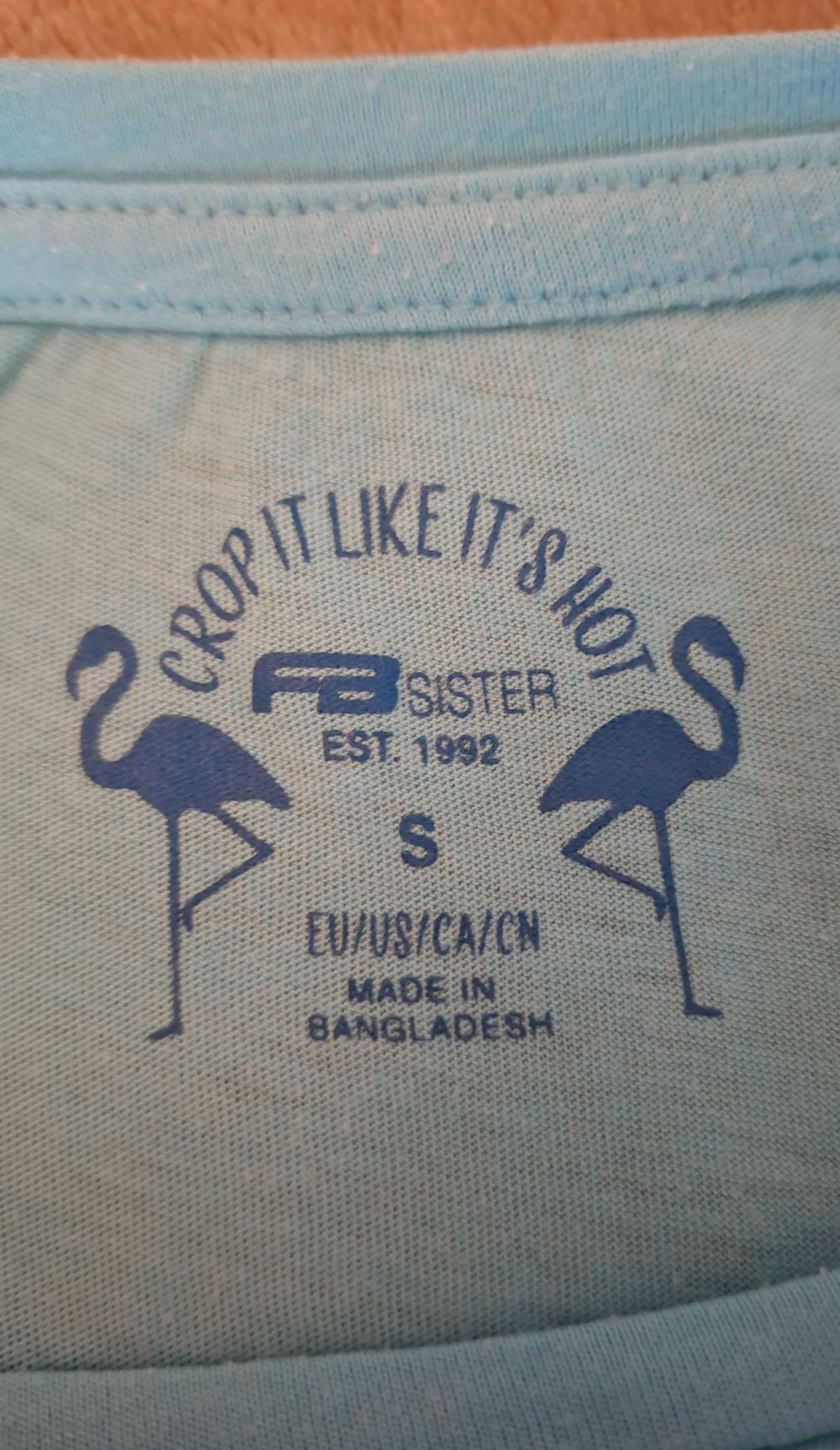 Türkisfarbenes T-Shirt von FB Sister in Größe S