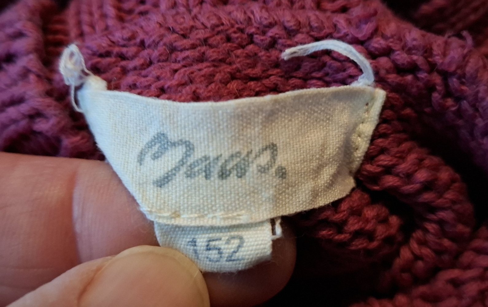 Altrosa Strickkleid von Maas (Naturmode)