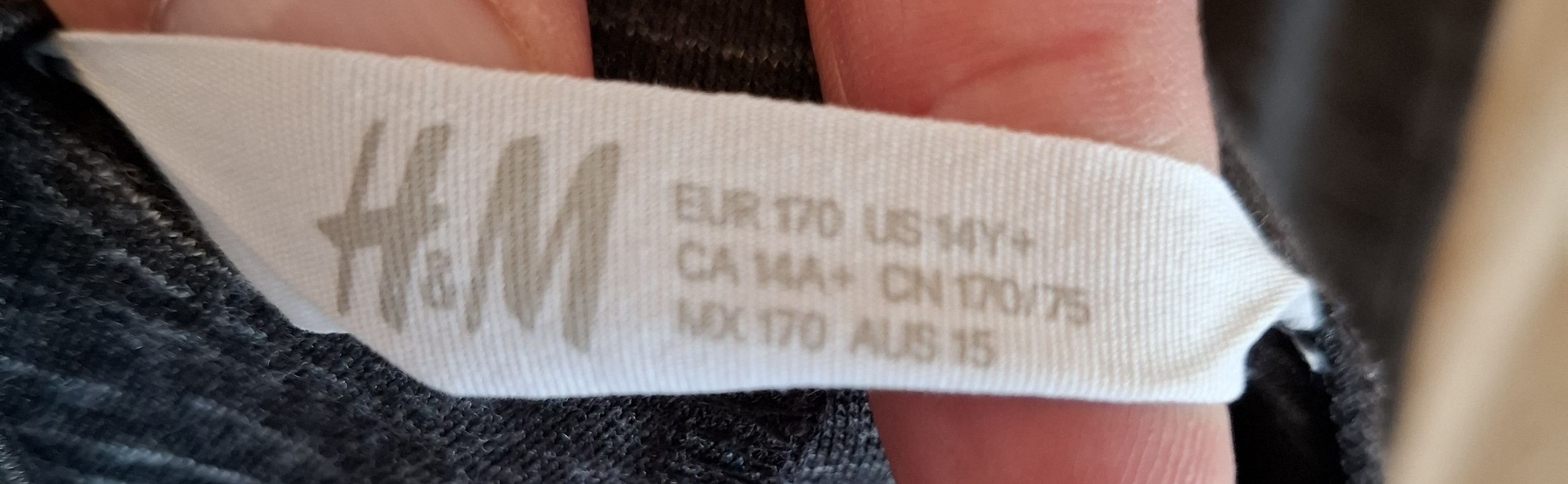 Dunkelgrau melierte Leggins von H&M