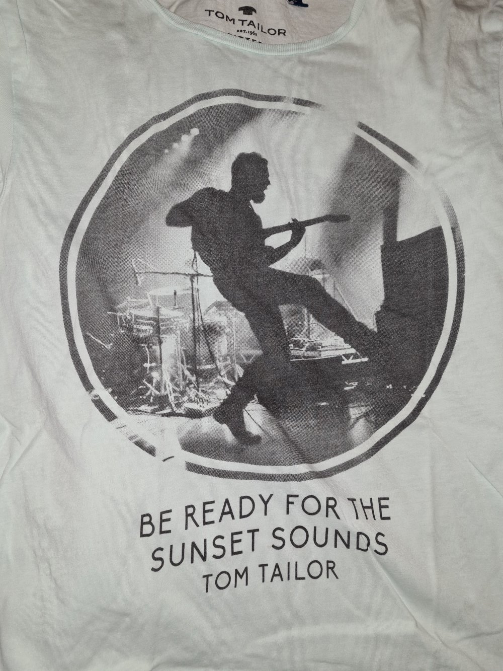 Hellgrünes T-Shirt von Tom Tailor mit Aufdruck