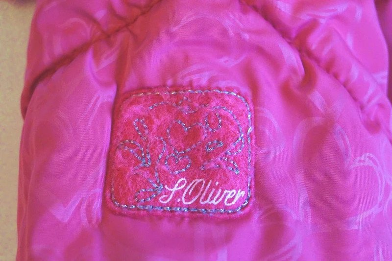 Rosa, fleecegefütterte Winterajacke mit abnehmbarer Kapuze von S. Oliver