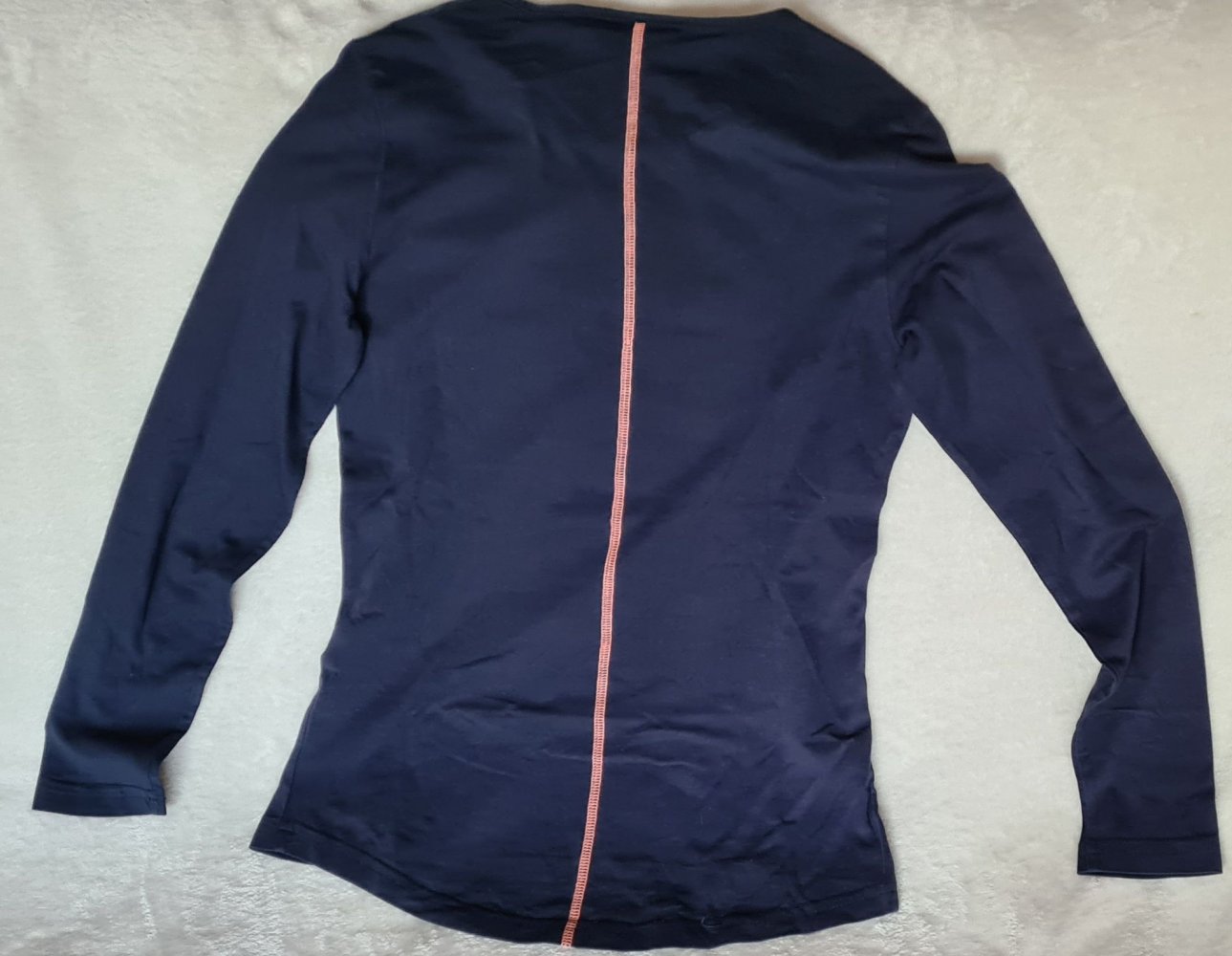 Dunkelblaues Longsleeve-Shirt von Tom Tailor mit Aufdruck