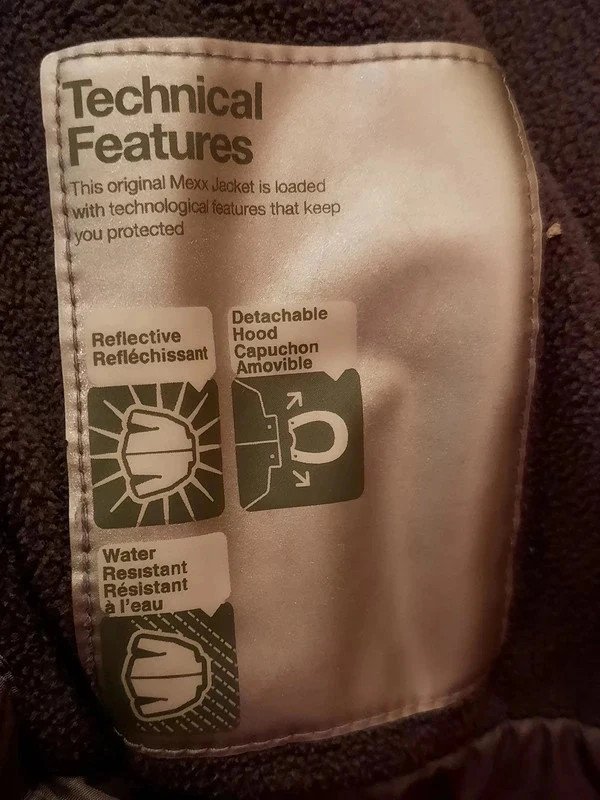 Khakifarbene Winterjacke mit abnehmbarer Kapuze von Mexx