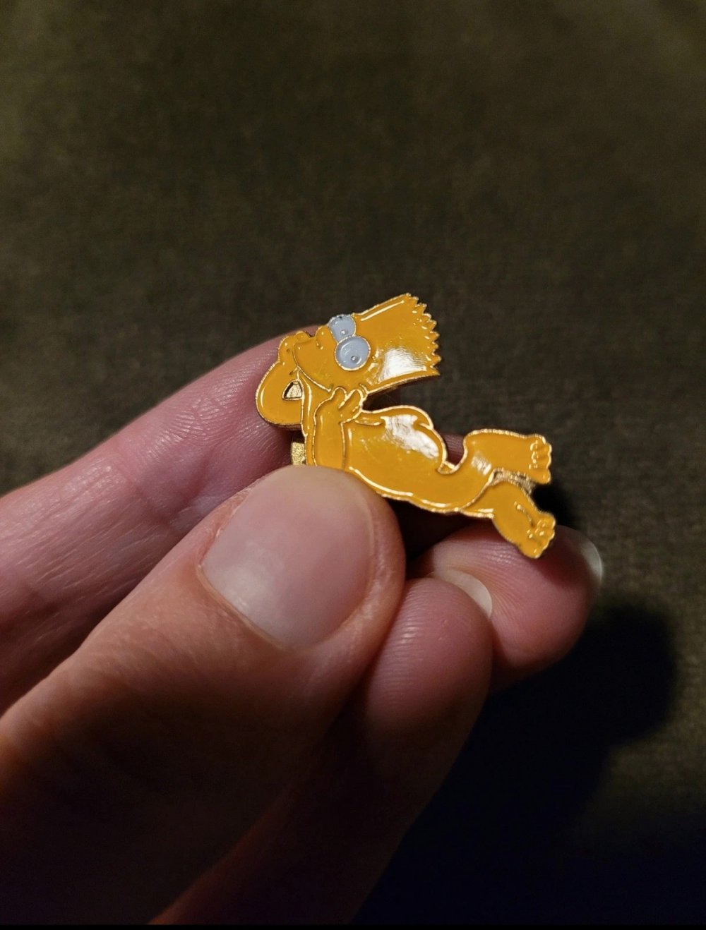 Bart Simpson Pin The Simpsons Anstecker Brosche Vintage Retro Anstecknadel Nostalgie Comic