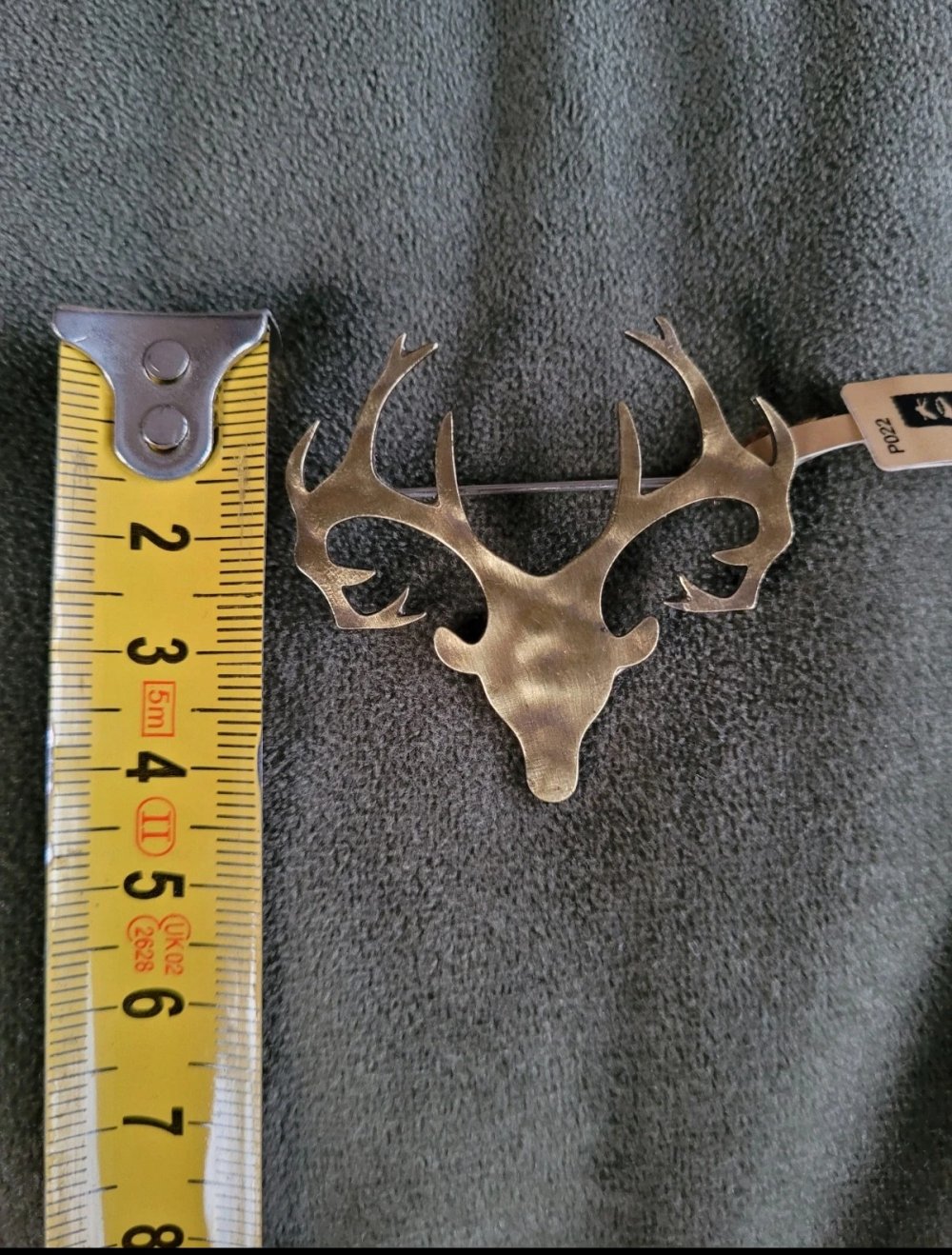 Konplott Brosche NEU Hirsch Vintage gold Schmuck Accessoires Retro Anstecknadel Anstecker Nostalgie Tracht Landhaus Trachten truevintage granny