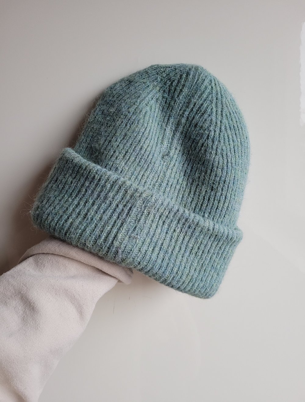 Zara Strickmütze Basic mint mintgrün türkis petrol petrolblau Strick Mütze Knit Beanie Boho