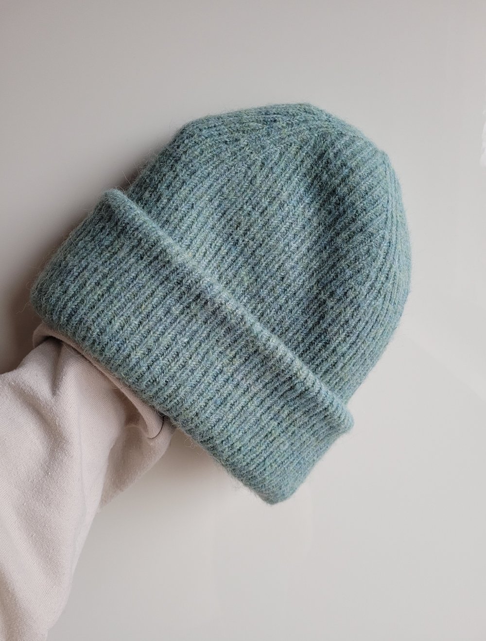 Zara Strickmütze Basic mint mintgrün türkis petrol petrolblau Strick Mütze Knit Beanie Boho