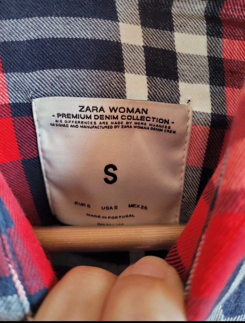 Zara Karohemd aus 100% Baumwolle Karo kariert Hemd Bluse Karobluse Holzfällerhemd unisexstyle