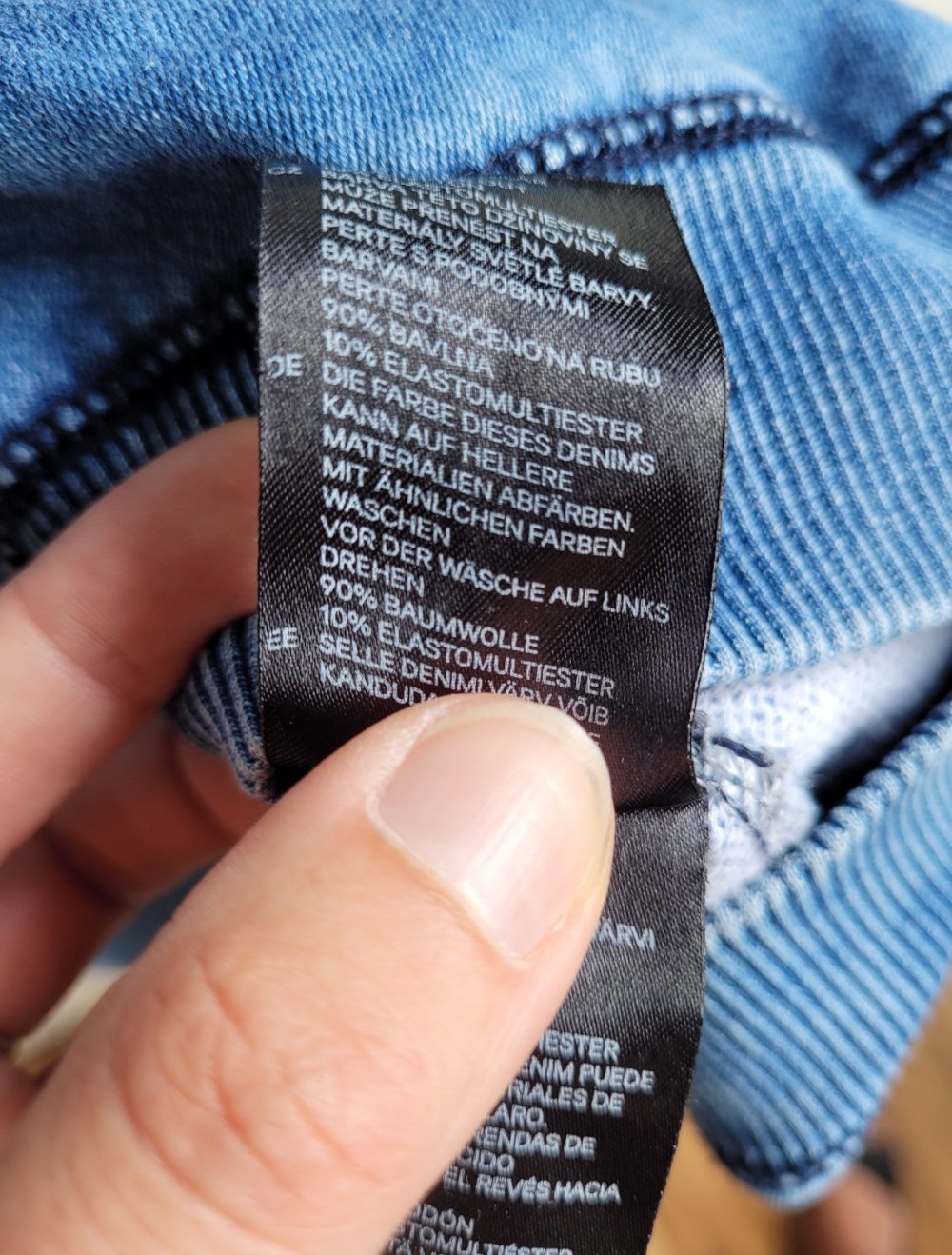 H&M &denim Sweater im Tie Dye Style Batik Sweatshirt Oversize Sweatpulli Sweatpullover Basic Conscious Vintage oversized M 38 Y2K