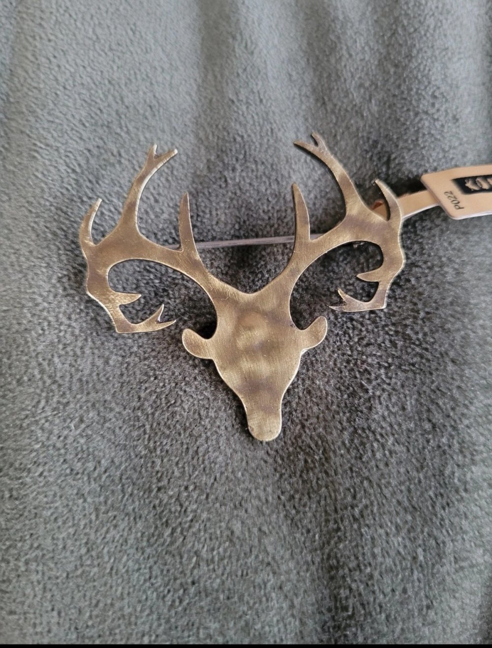 Konplott Brosche NEU Hirsch Vintage gold Schmuck Accessoires Retro Anstecknadel Anstecker Nostalgie Tracht Landhaus Trachten truevintage granny