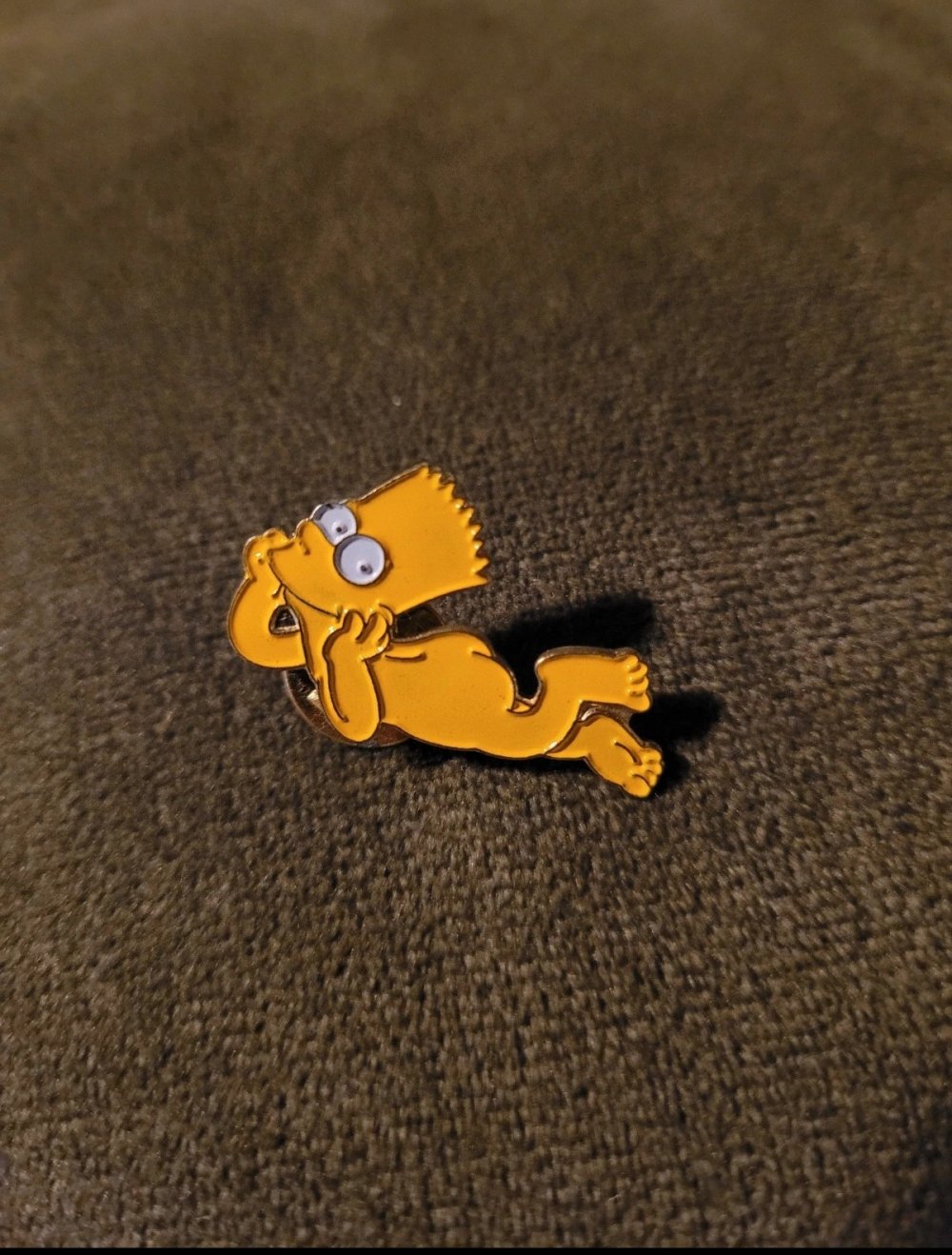 Bart Simpson Pin The Simpsons Anstecker Brosche Vintage Retro Anstecknadel Nostalgie Comic