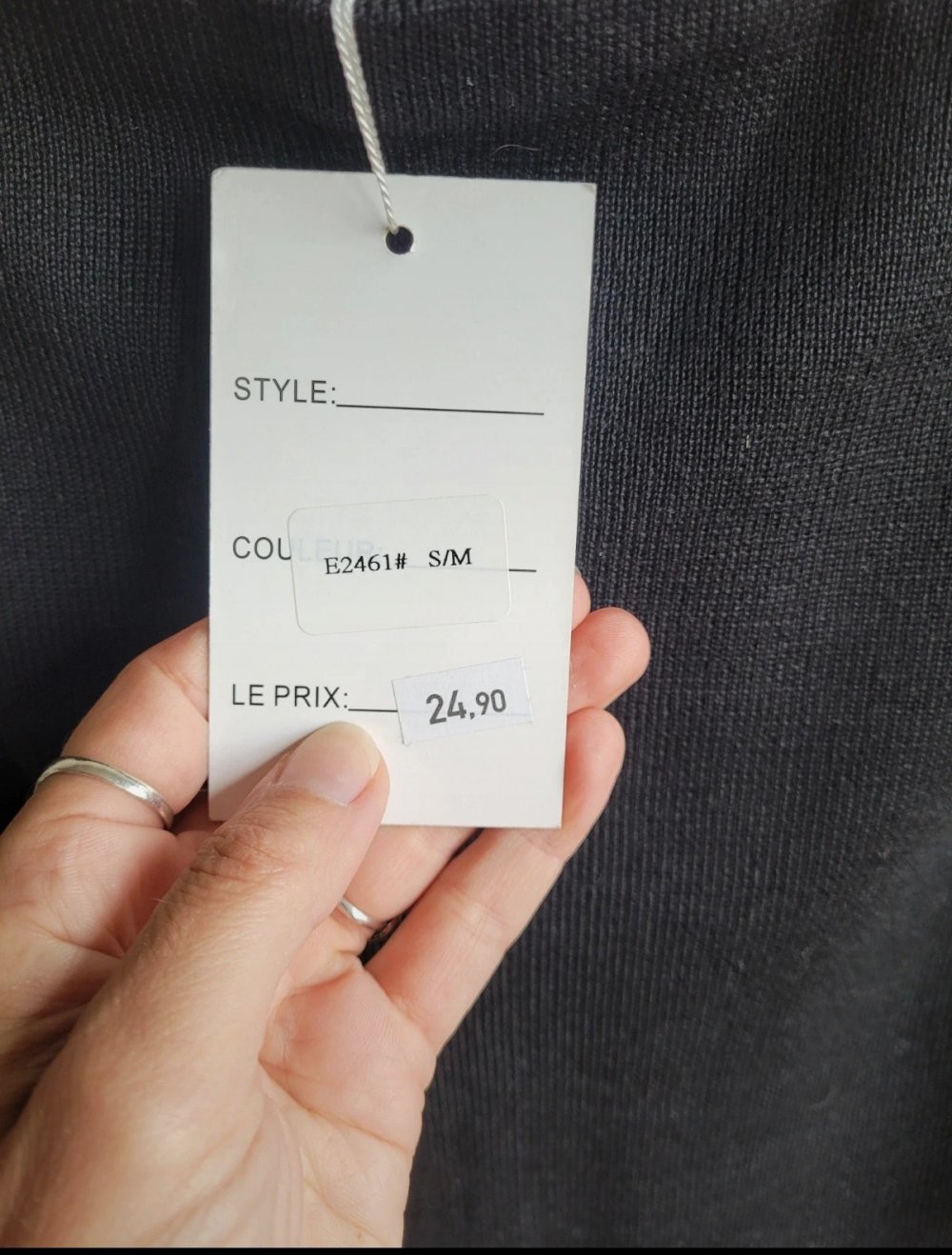 Luc-ce High Waist Bleistiftrock mit Schlitz Basic Strickrock Midirock Strick Rock Stretch Röhrenrock Zara Style figurbetont Stretchrock geschlitzt knielang