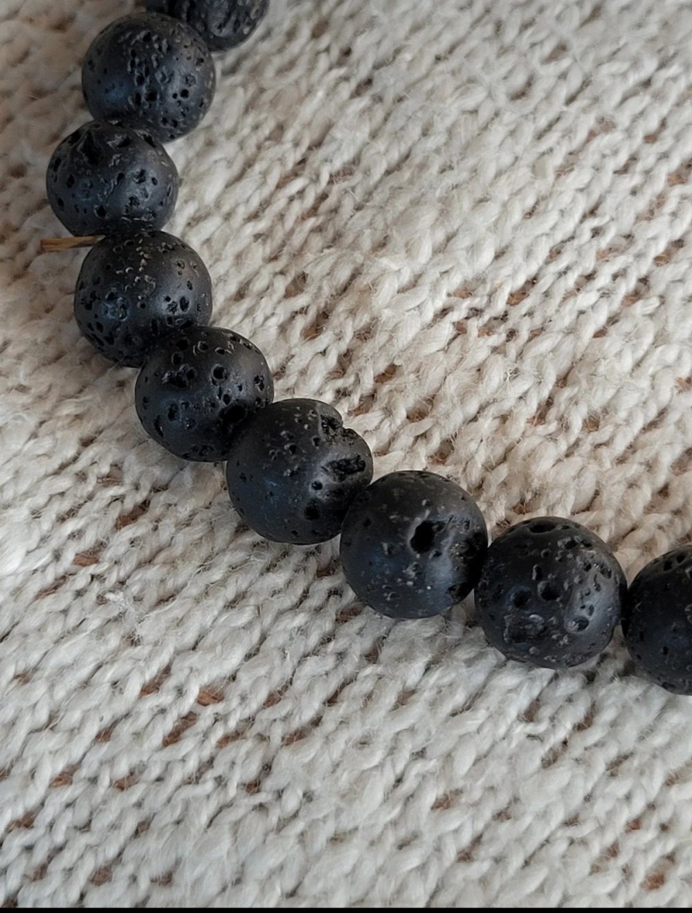 Armband Lava Perlen Ananas Lavaperlen Stein Hippie Boho Gipsy Gypsy Perlenarmband Aloha Hawaii Steinschmuck gold schwarz Hippieschmuck Bohoschmuck unisex Lavastone Heilstein