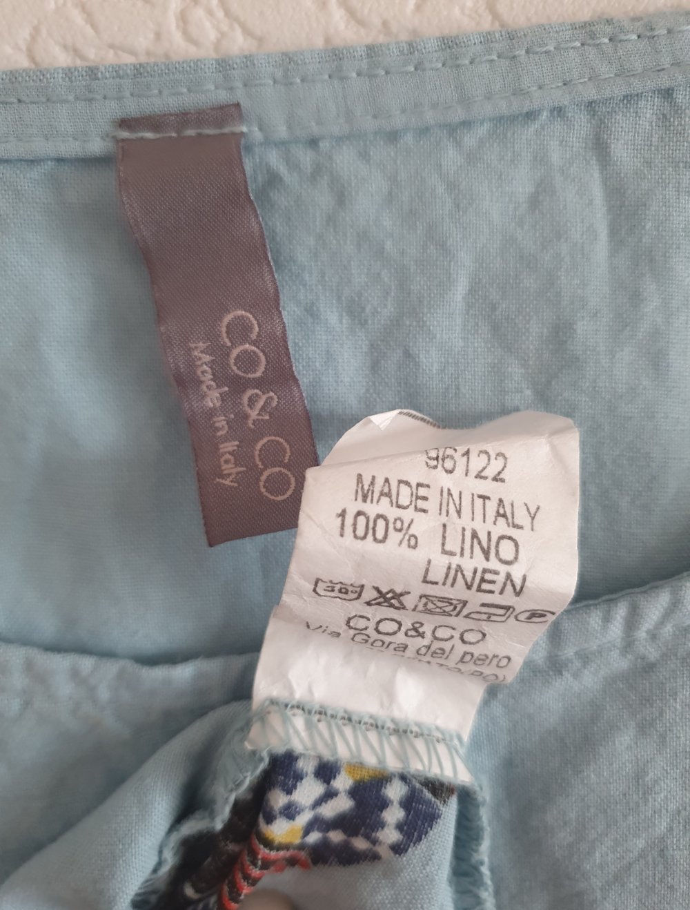 Tunika aus Leinen in Größe 46