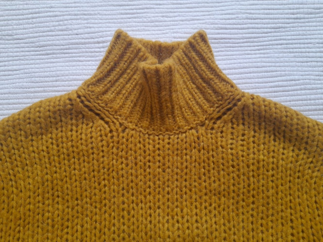 massimo dutti pulli rollkragen neuwertig gr. m 38 gelb