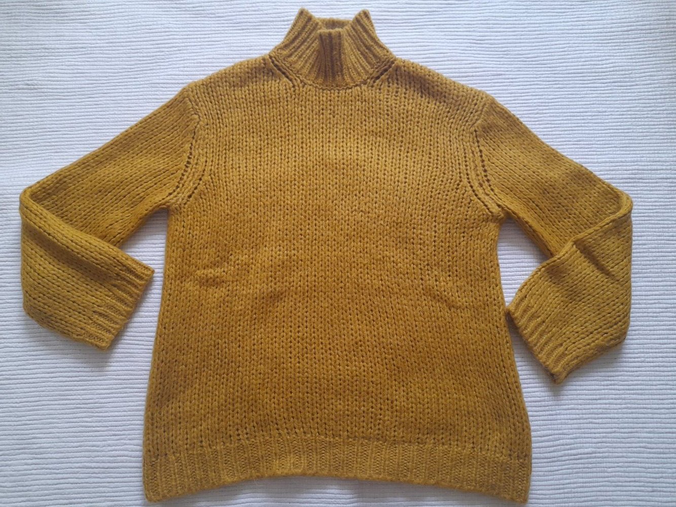 massimo dutti pulli rollkragen neuwertig gr. m 38 gelb