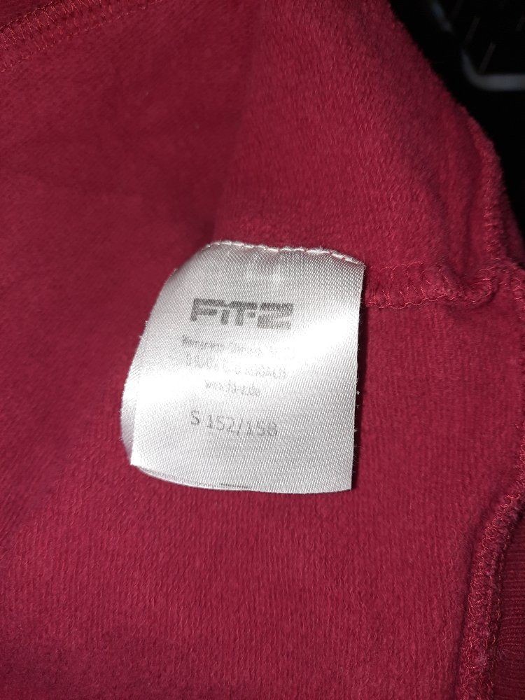 roter Hoodie / Sweater , FitZ , Jako-o , Gr. 152/158