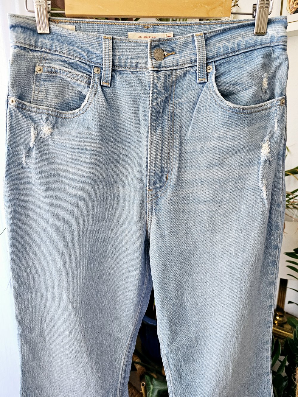 Levi's 70s High Flare Schlaghose Jeans Hose Größe 29 sehr guter Zustand