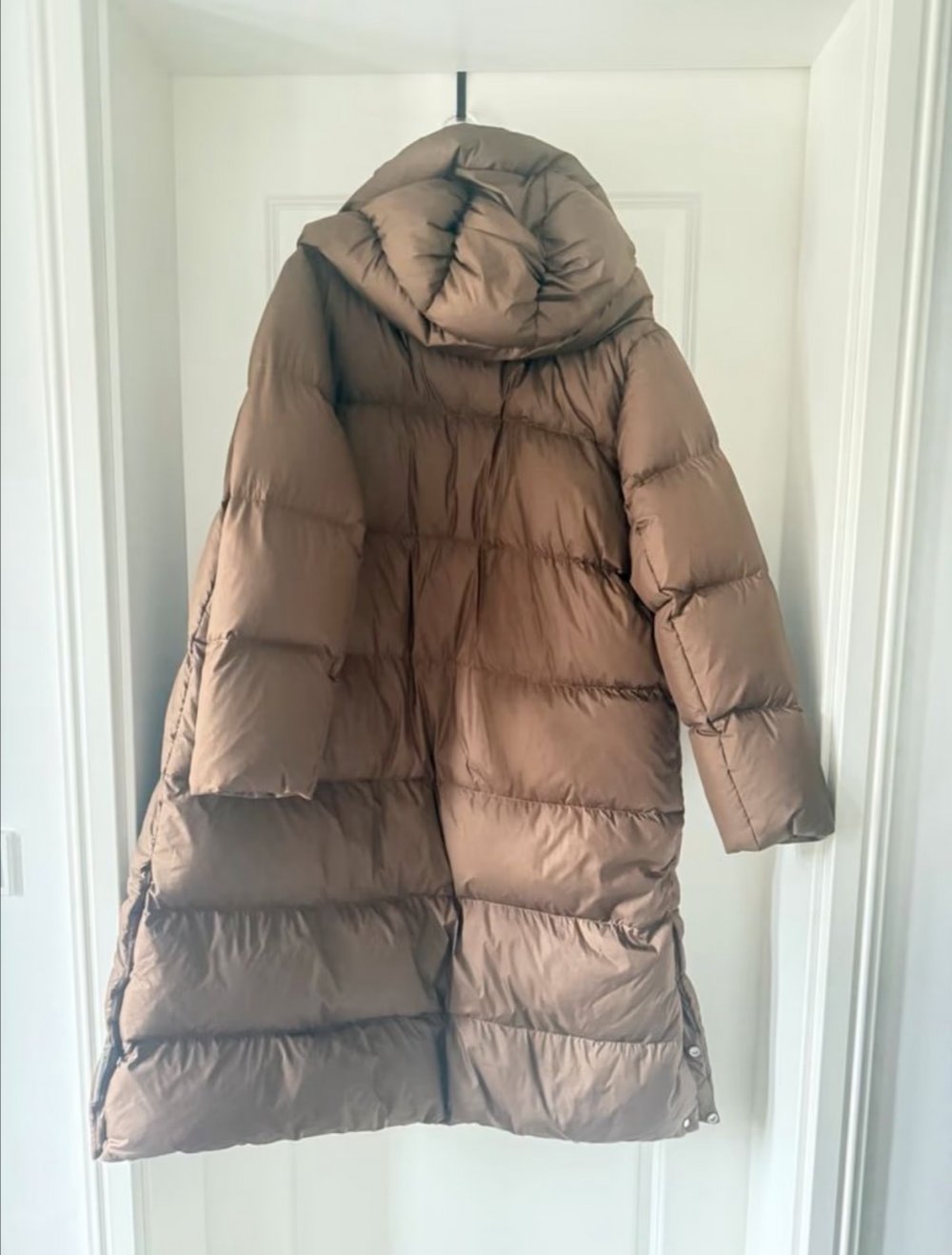 Marc O’Polo Daunenmantel dunkelbraun Gr. 38