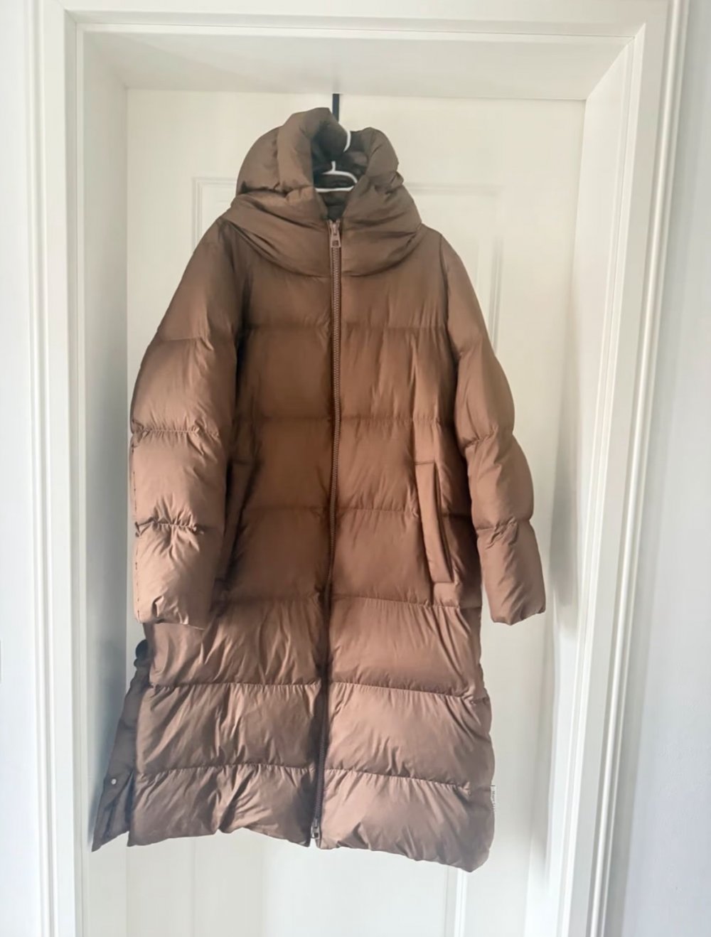 Marc O’Polo Daunenmantel dunkelbraun Gr. 38