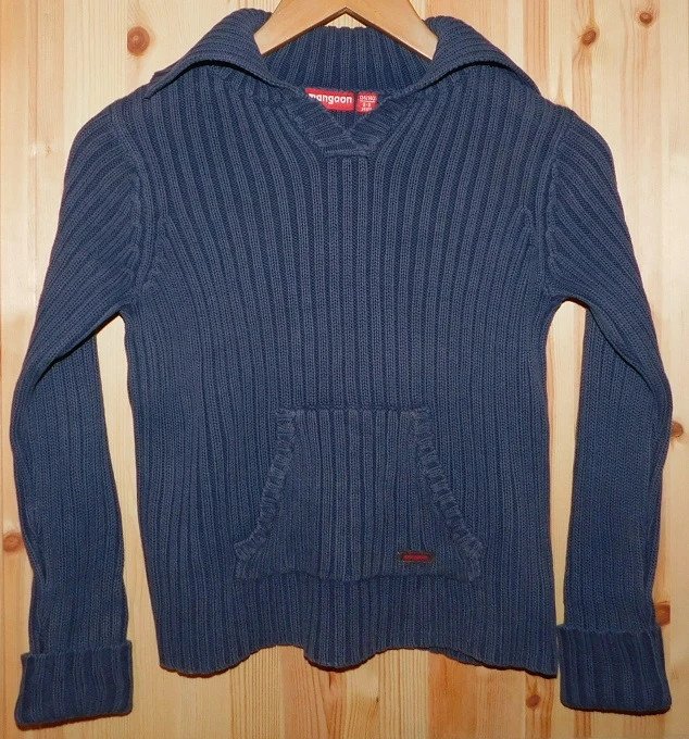 Gr.134-140 Pullover marineblau used Look - Mangoon