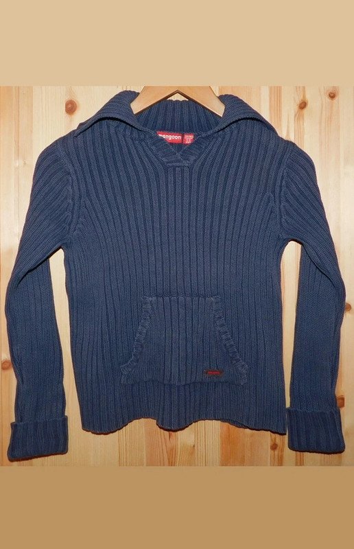 Gr.134-140 Pullover marineblau used Look - Mangoon