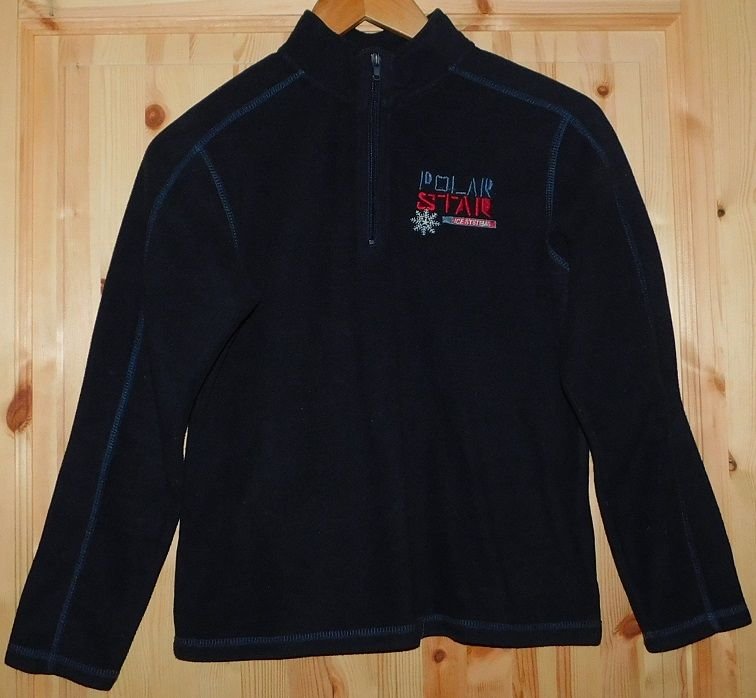 Gr.146-152 Fleece-Pullover dunkelblau