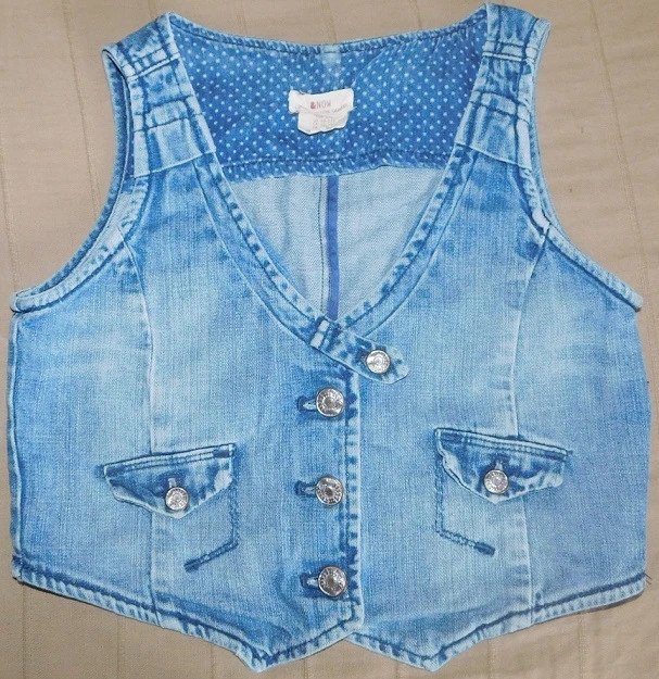 Gr.146 Jeans-Weste Kurzweste