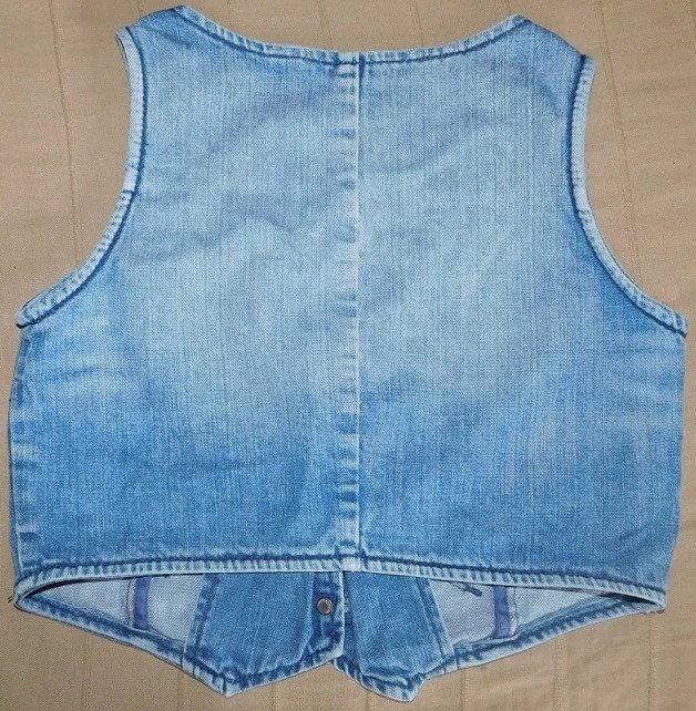Gr.146 Jeans-Weste Kurzweste