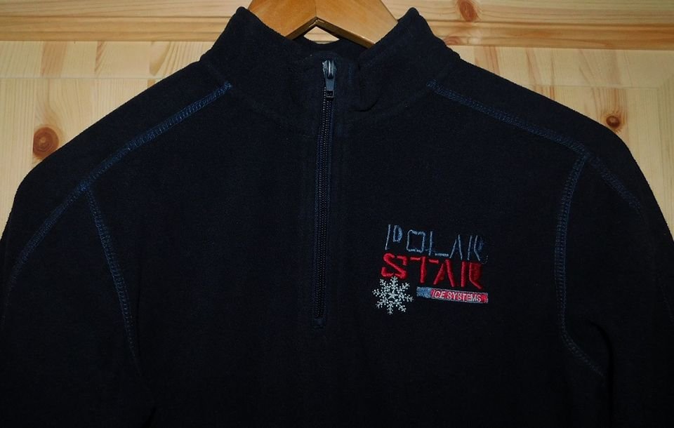 Gr.146-152 Fleece-Pullover dunkelblau