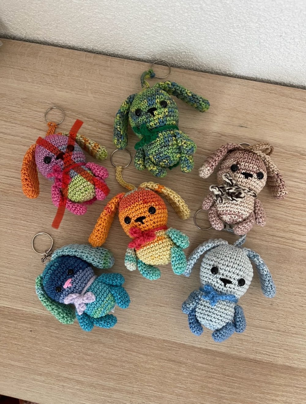 Häkeln Schlüsselanhänger Hase