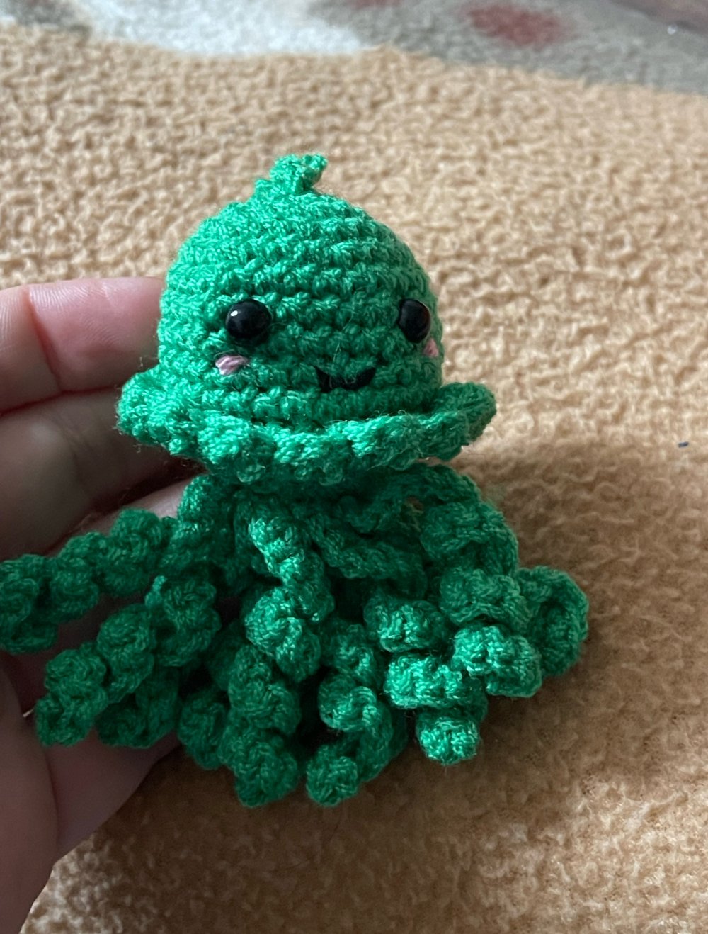 Quallen Schlüsselanhänger  grün