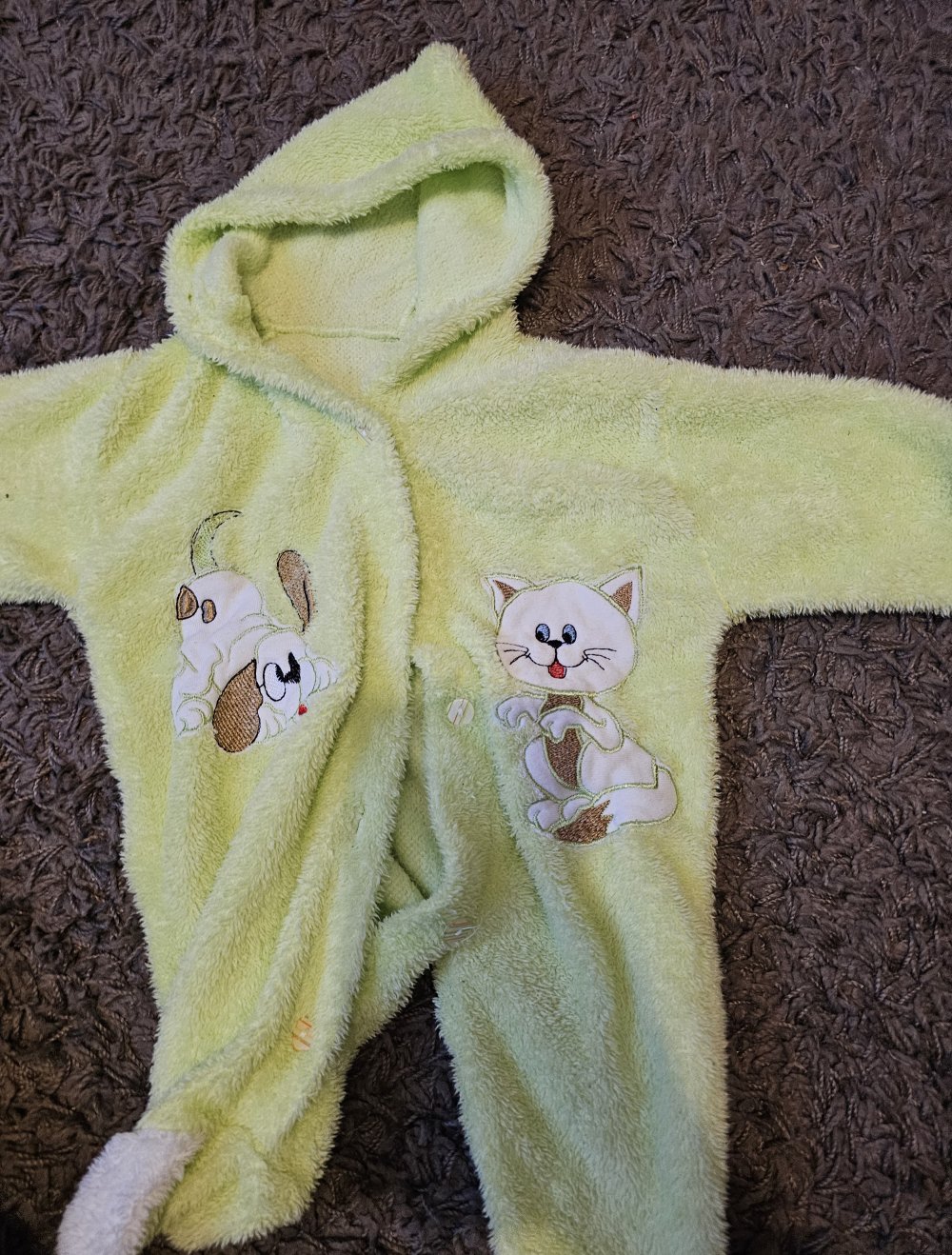 Süßer Einteiler, Oberall, Fleece, Gr. 62