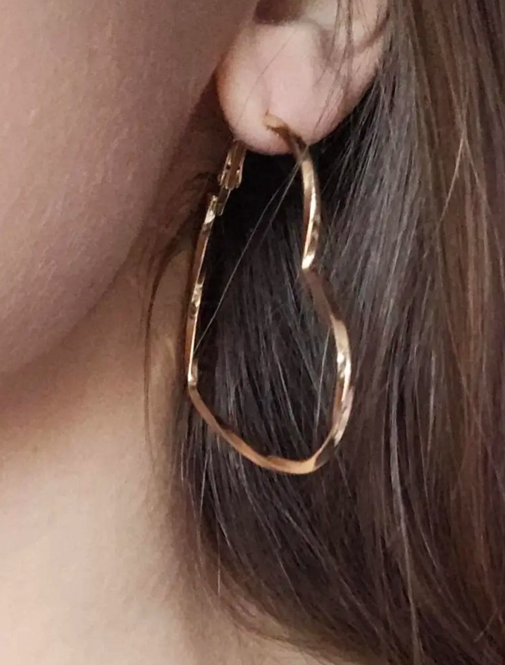 ♥️Elegante herzform Ohrringe♥️Mode golden Ohrringe♥️Schmuck NEU