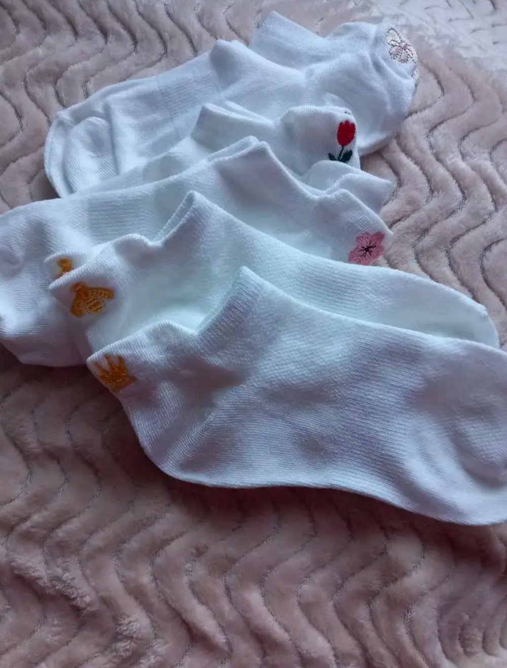 5x nagelneue, frische weiße Socken - atmungsaktiv, hoher Rücken