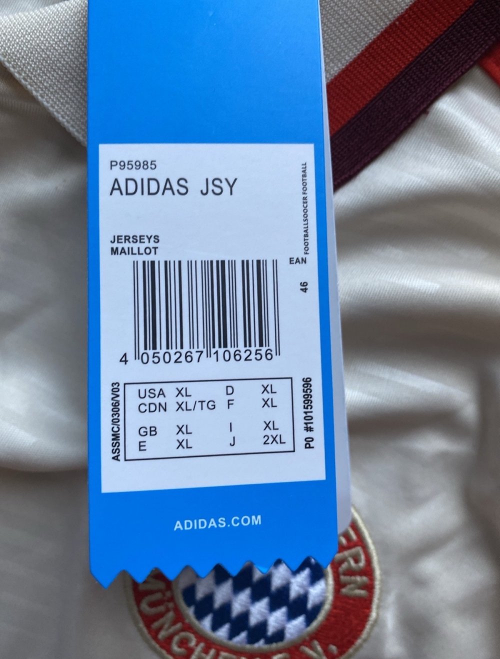 2024/2025 Bayern München Drittes Auswärts-Fußballtrikot Größe XL