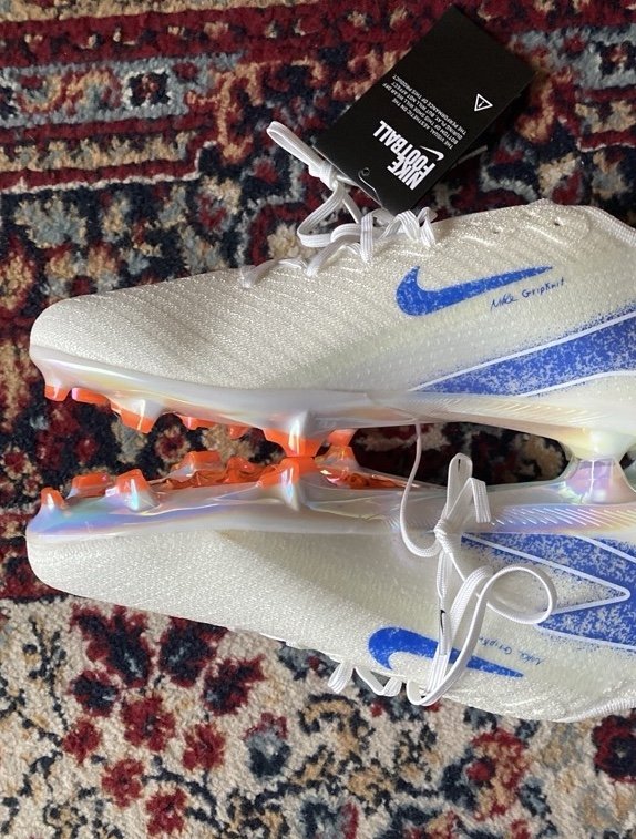 Nike Air Zoom Mercurial Vapor 16 Elite FG Blueprint - Weiß/Blau Größe 45