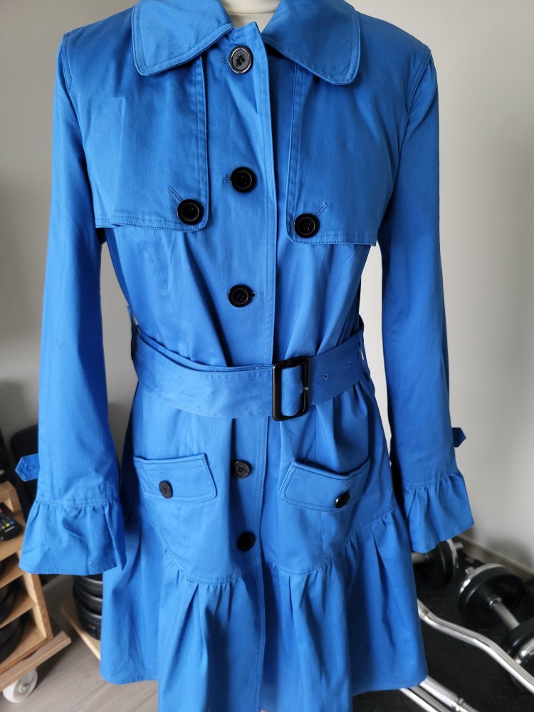 Toller besonderer Mantel in Königsblau von Apart