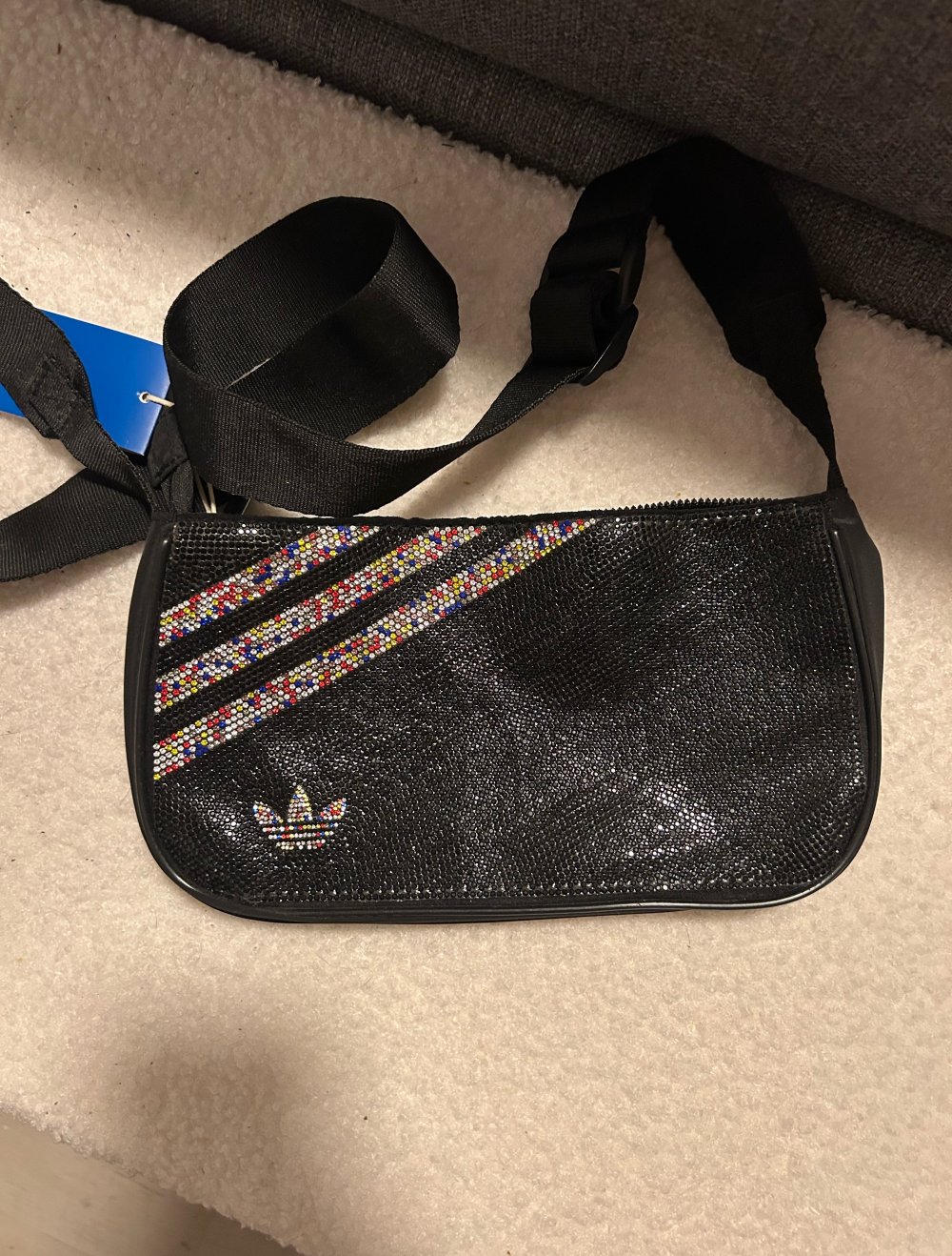 Kleine Adidastasche mit Glitzer